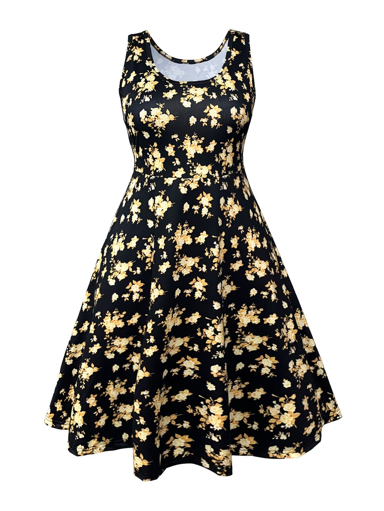 Women's Floral Halter Dress & Cardigan Set