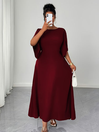 Elegant Asymmetrical Flare Dress