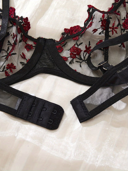 Pack of 6 Women’s Lace Lingerie Set