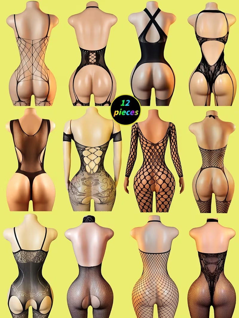 AllureNet Stretch Bodysuit Set