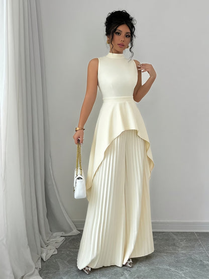 Urban Grace Pleated Pants Ensemble