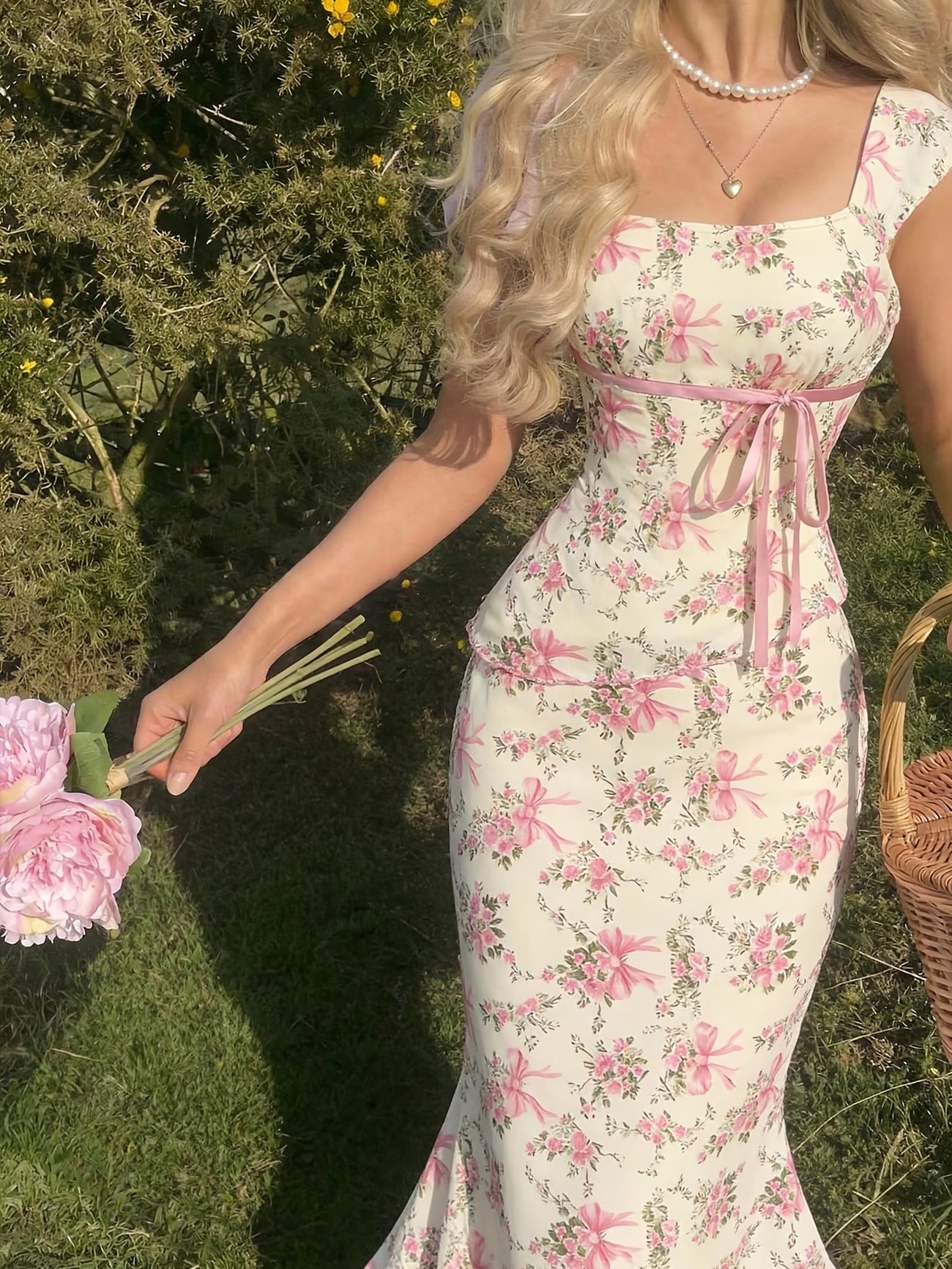🌸 Bow Co-Ord Skirt Set