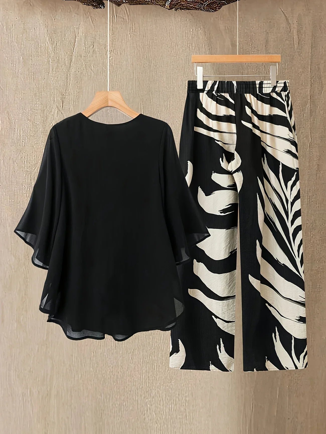 Chill Mode Co-Ord Set Half Sleeve T-shirt & Straight Leg Pant