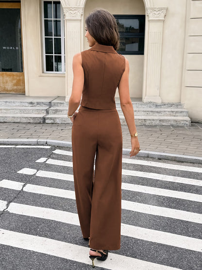 Elegant Brown Co-Ord set