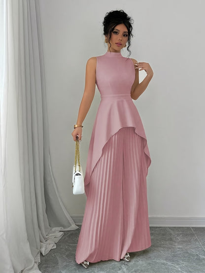 Urban Grace Pleated Pants Ensemble