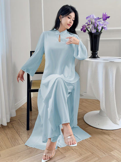 PearlMist Chiffon Outfit