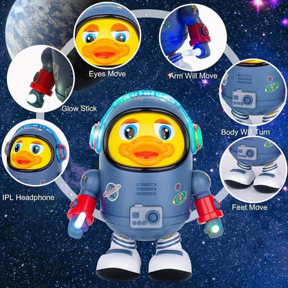 Robot Panda & Electric Space Duck Toy – Light & Music Fun for Kids 2+