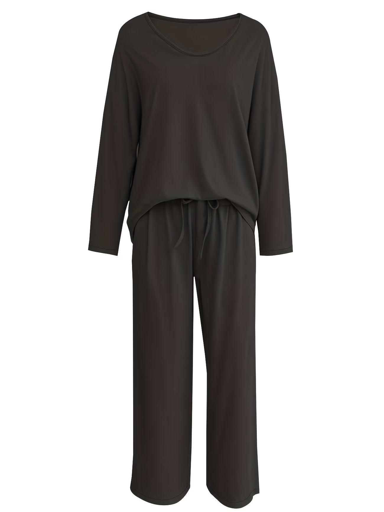 Luxury Directional Wide-Leg Co-Ord Set