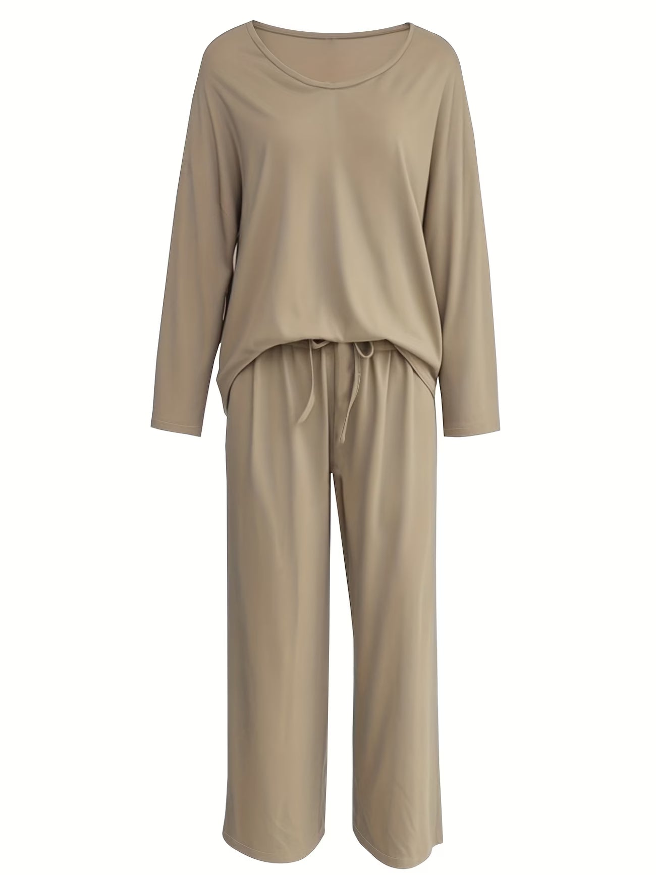 Luxury Directional Wide-Leg Co-Ord Set