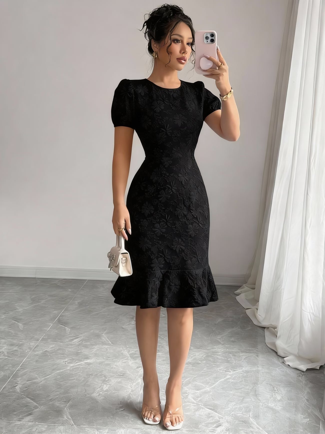 Women’s Summer Floral Bodycon Party Dress