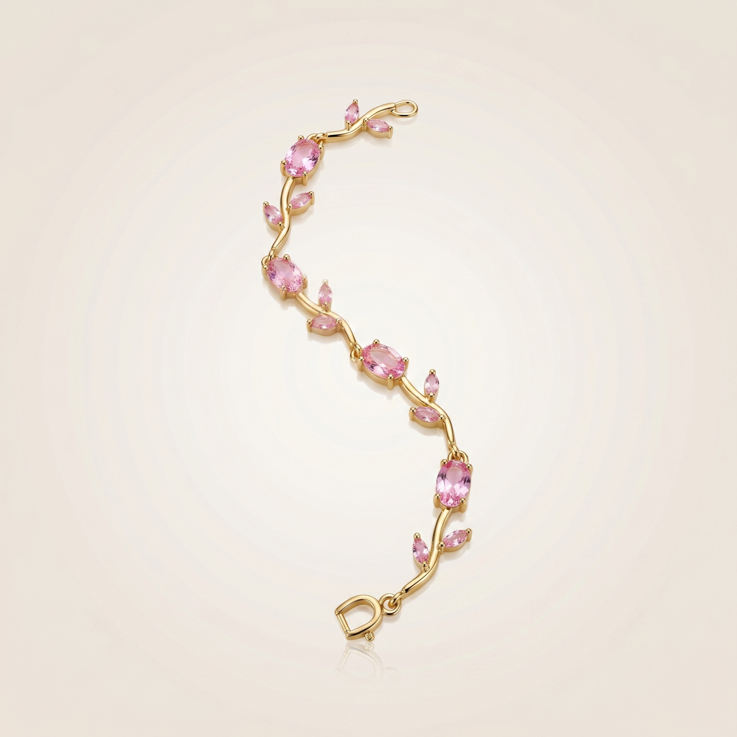 Pink Tulip Bracelet