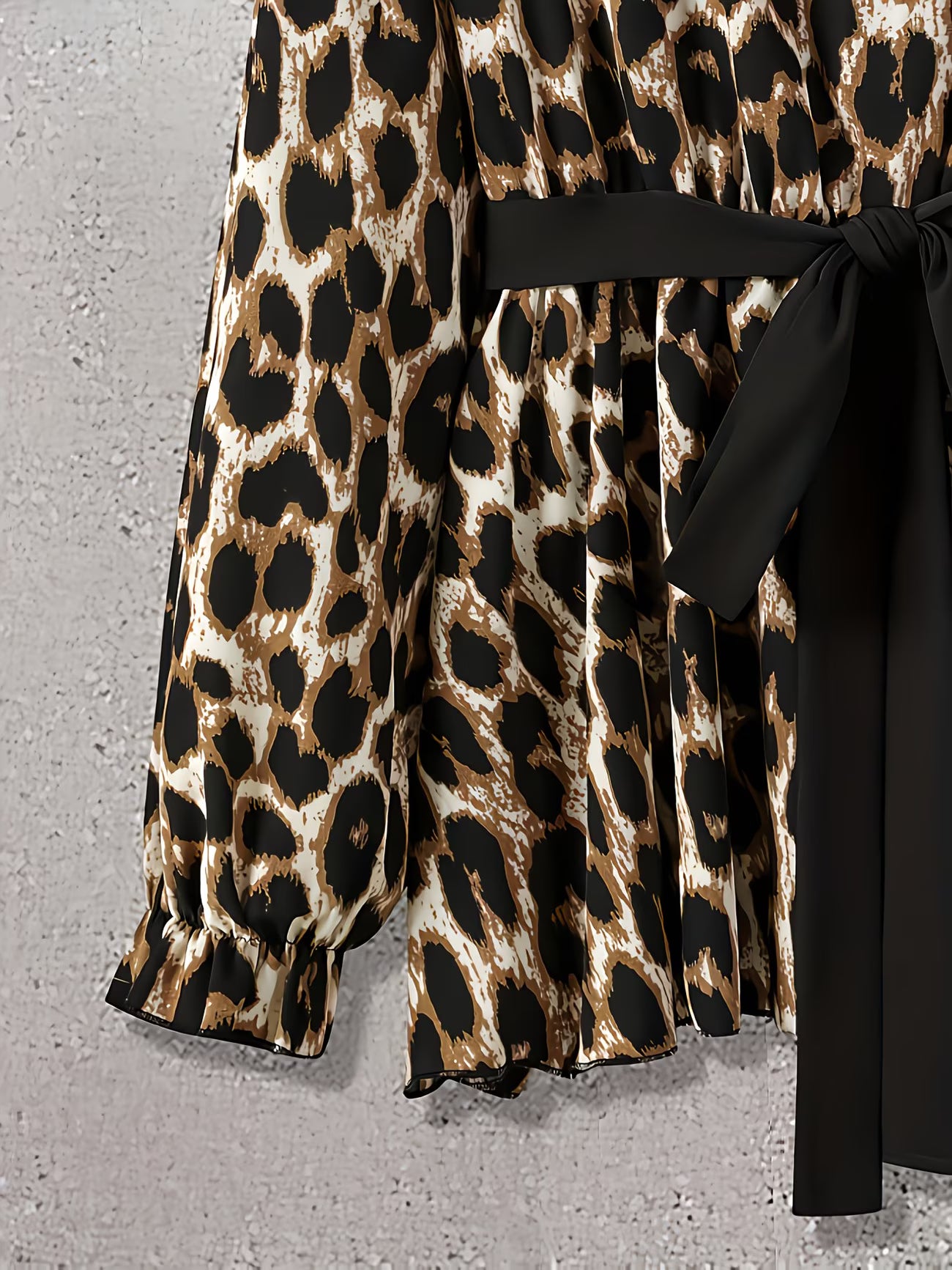 Women's Elegant Waist-Tied Top & Flared Pants Two-Piece Set