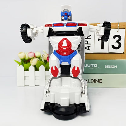 DAYS Transforming Sports Car Toy with Lights & Music