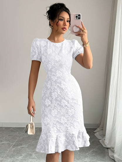 Women’s Summer Floral Bodycon Party Dress