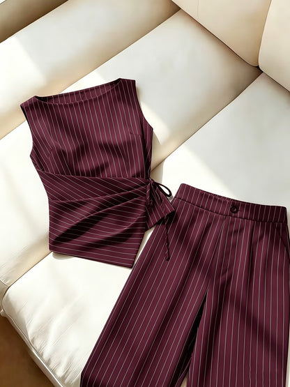 Luxe Pinstripe Co-Ord Set🖤