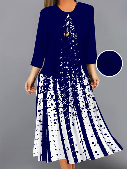 Floral Elegance Maxi Co-Ord Set