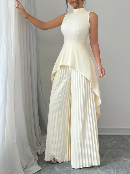 Urban Grace Pleated Pants Ensemble