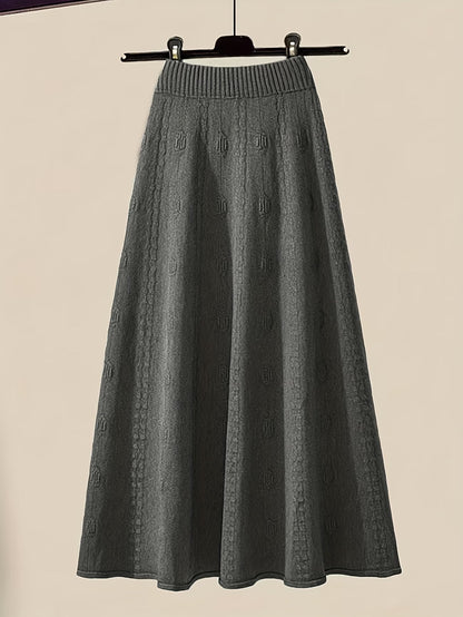 Women’s Knit Top & Skirt Set
