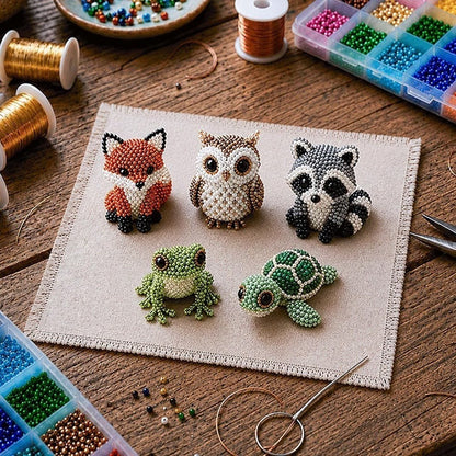 WildCharm Animal Bead Craft Kit
