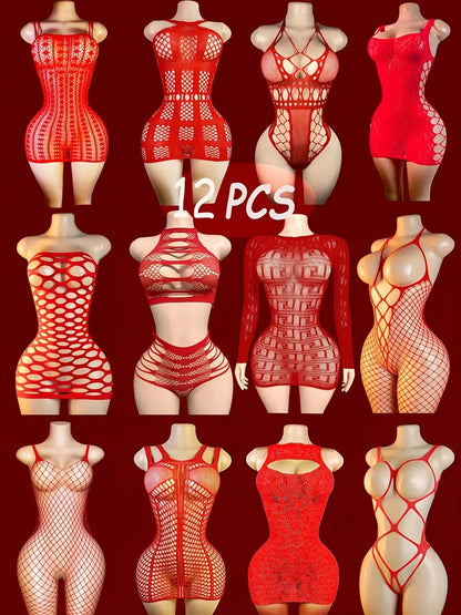 AllureNet Stretch Bodysuit Set