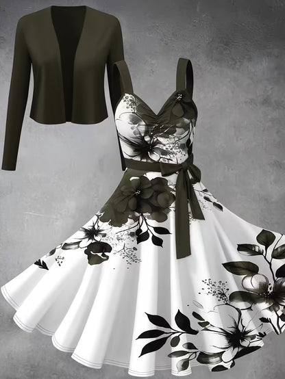 Luxe Grace Two-Piece Maxi Skirt Set
