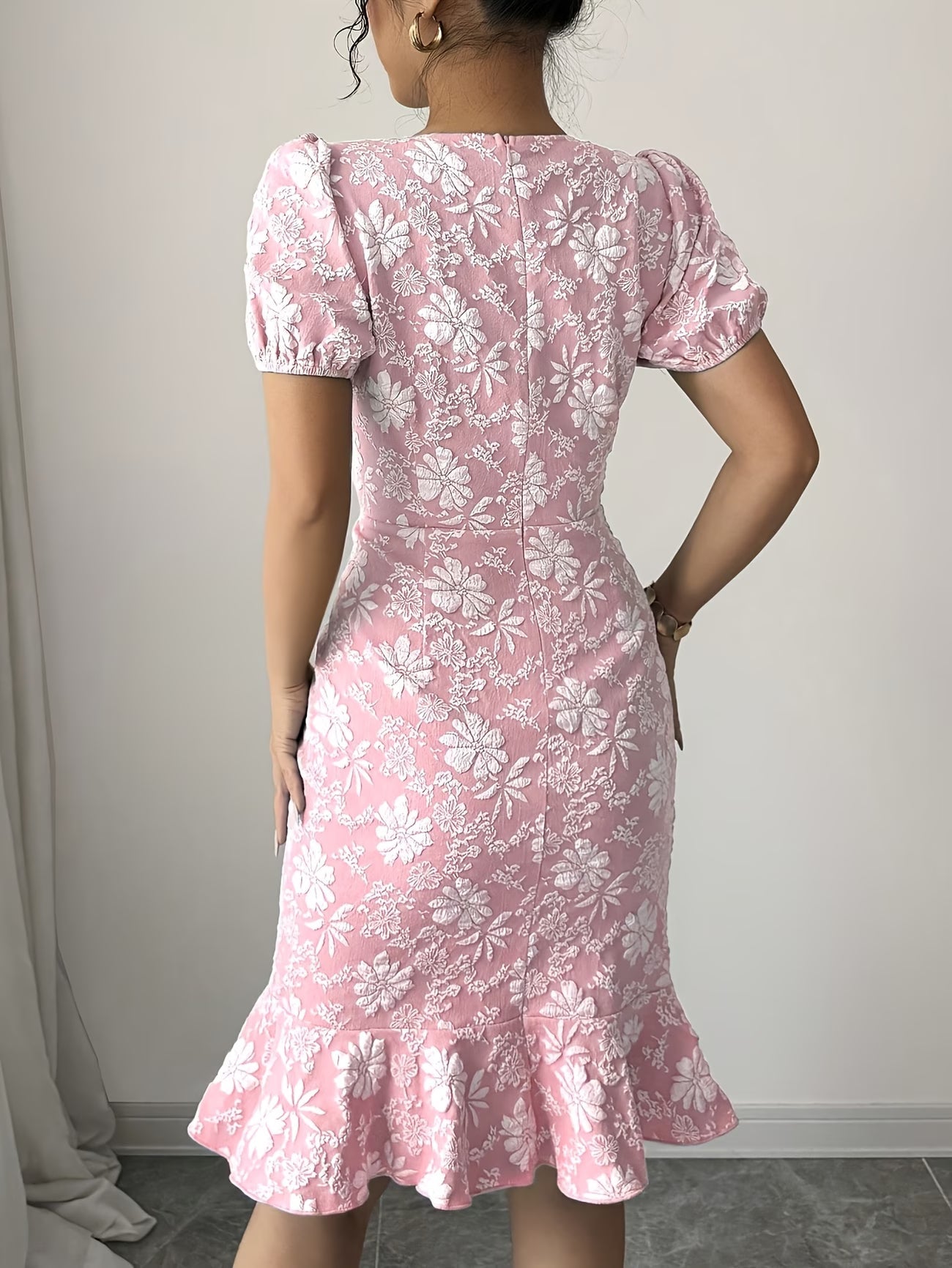Women’s Summer Floral Bodycon Party Dress