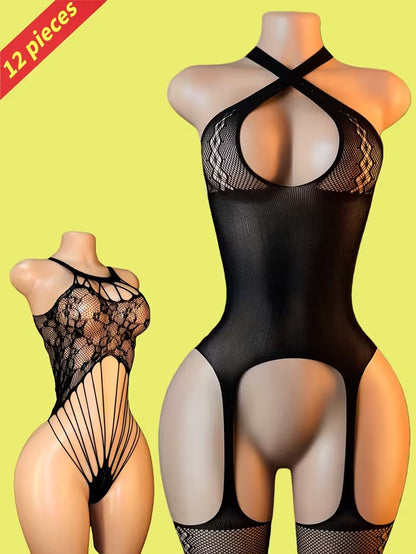 AllureNet Stretch Bodysuit Set