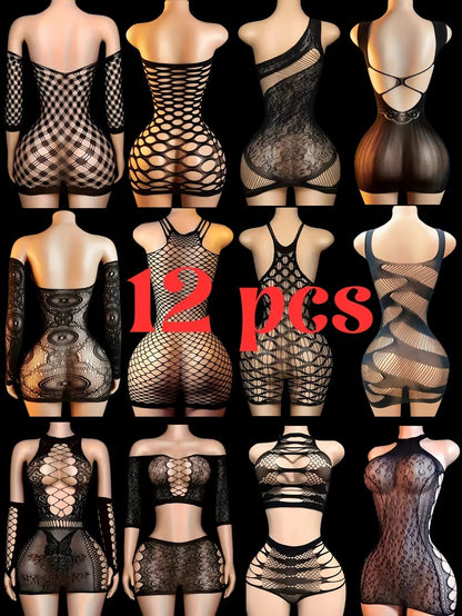 AllureNet Stretch Bodysuit Set
