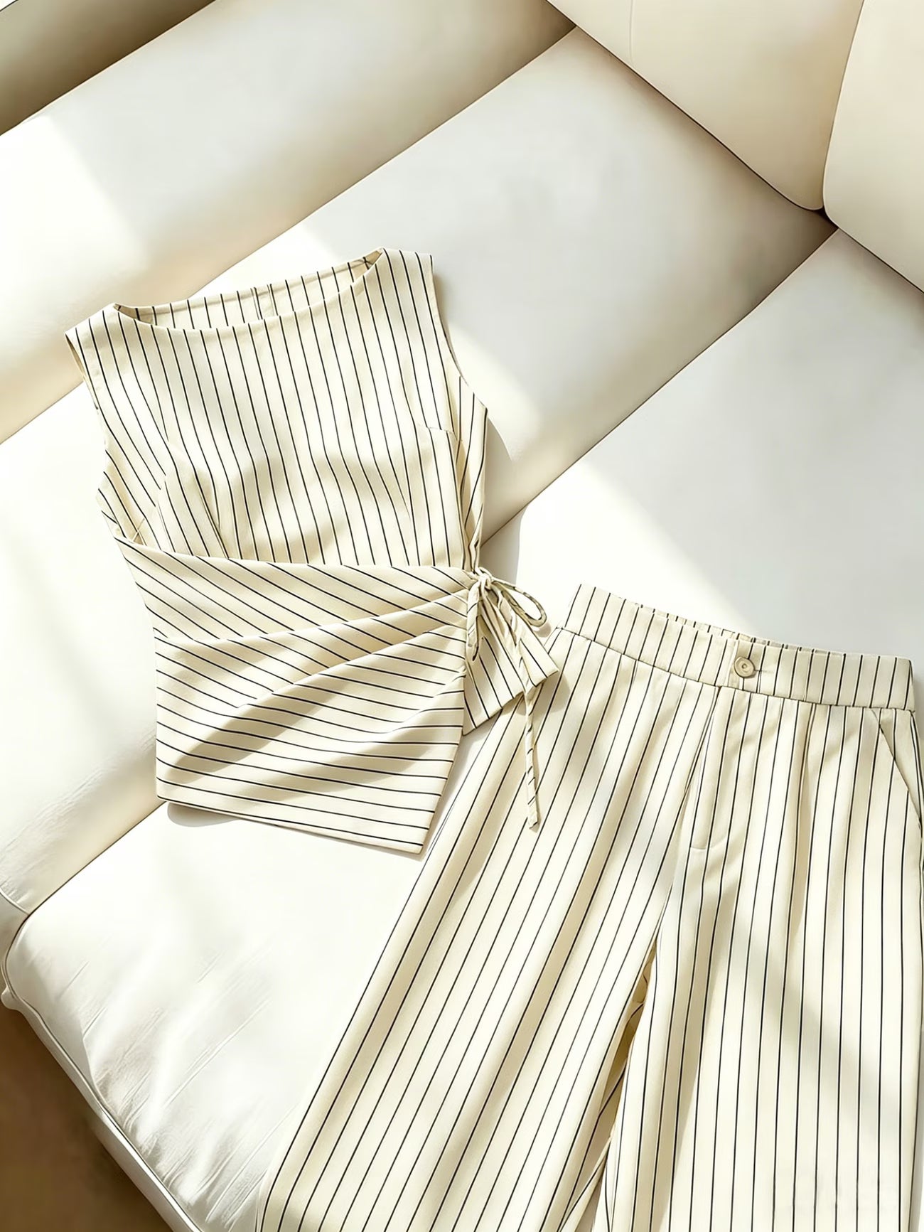 Luxe Pinstripe Co-Ord Set🖤
