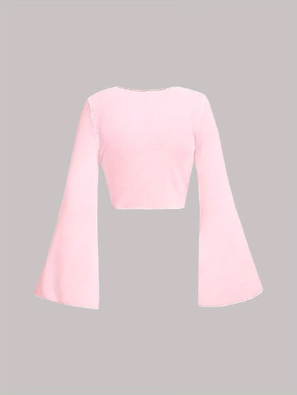 Women'S Tie Shirt Two-Piece