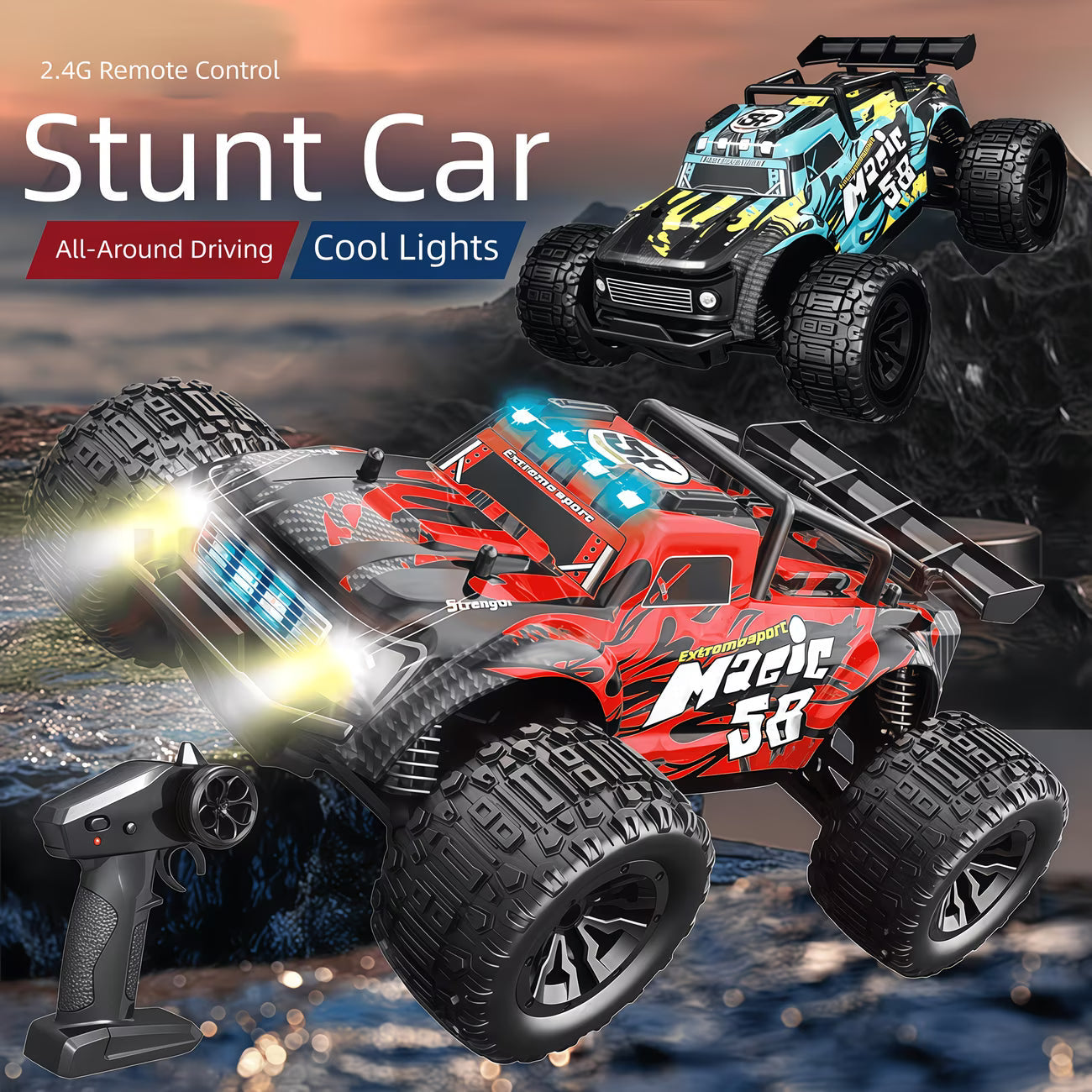 🚙 RC Off-Road Stunt Car for Kids