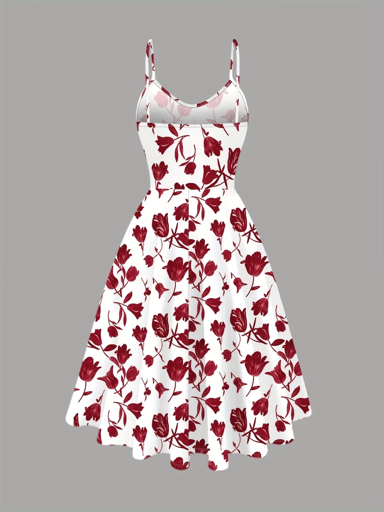 Floral Dress & Cardigan Set