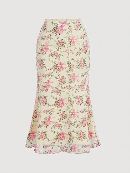 🌸 Bow Co-Ord Skirt Set