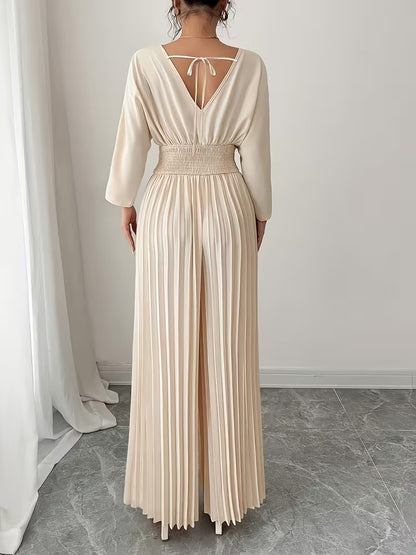 Scarlet Grace Pleated Jumpsuit