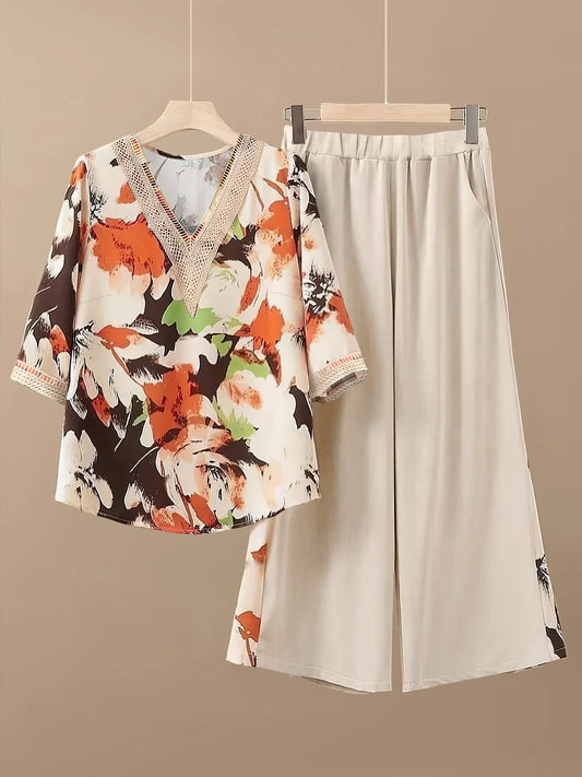 Chill Mode Co-Ord Set Half Sleeve T-shirt & Straight Leg Pant