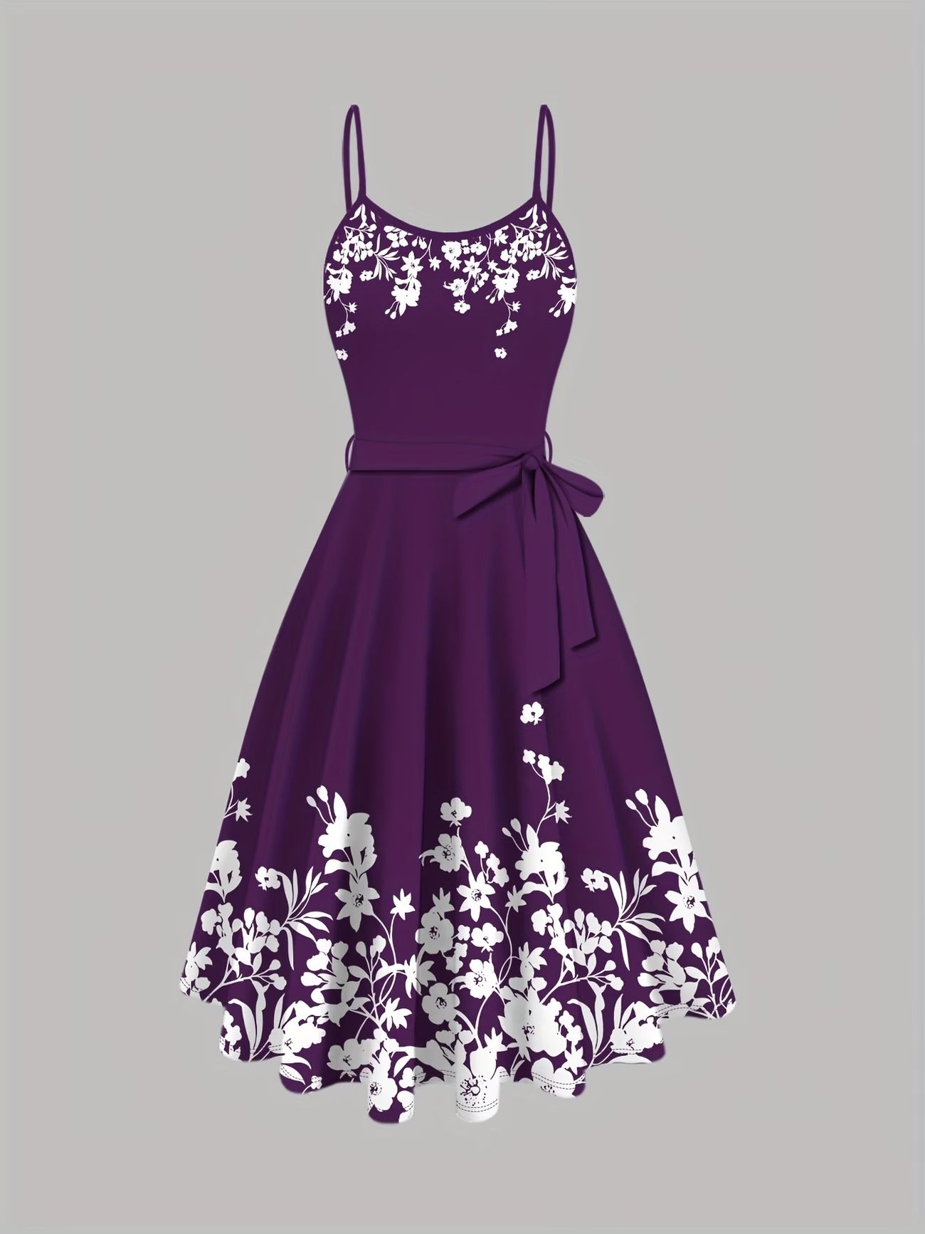 Women’s Floral Lace Slip Dress with Purple Cardigan Jacket – Elegant 2 Piece Set