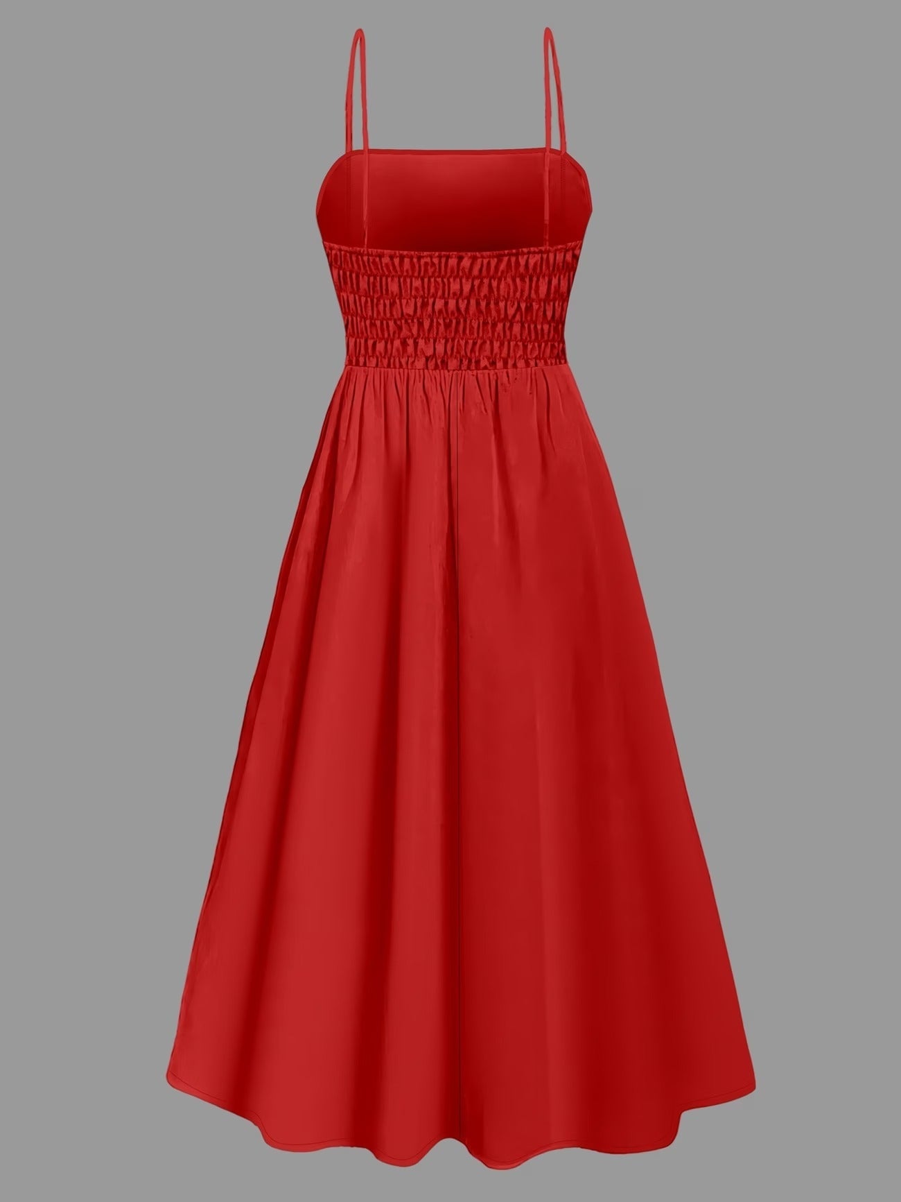 Elegant Solid Long-Sleeve Shirt & Waistline Maxi Skirt Set – Sophisticated Women’s Two-Piece Outfit
