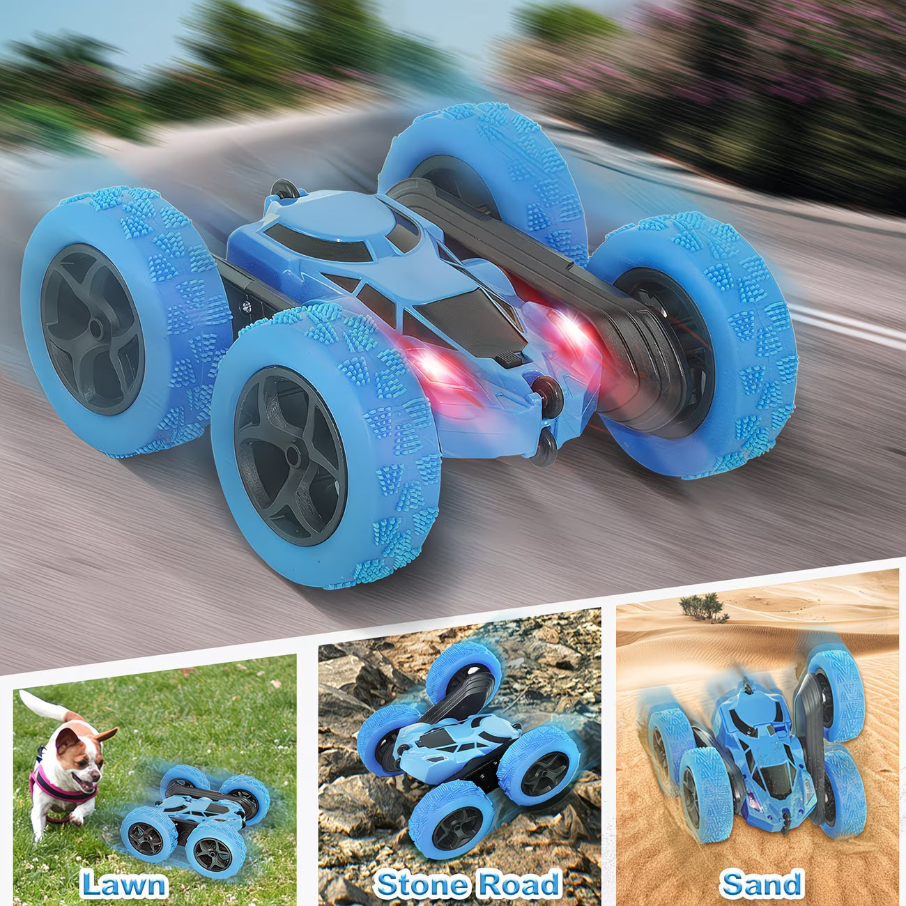 🚗 360° Flip 4WD Remote Control Stunt Car for Kids