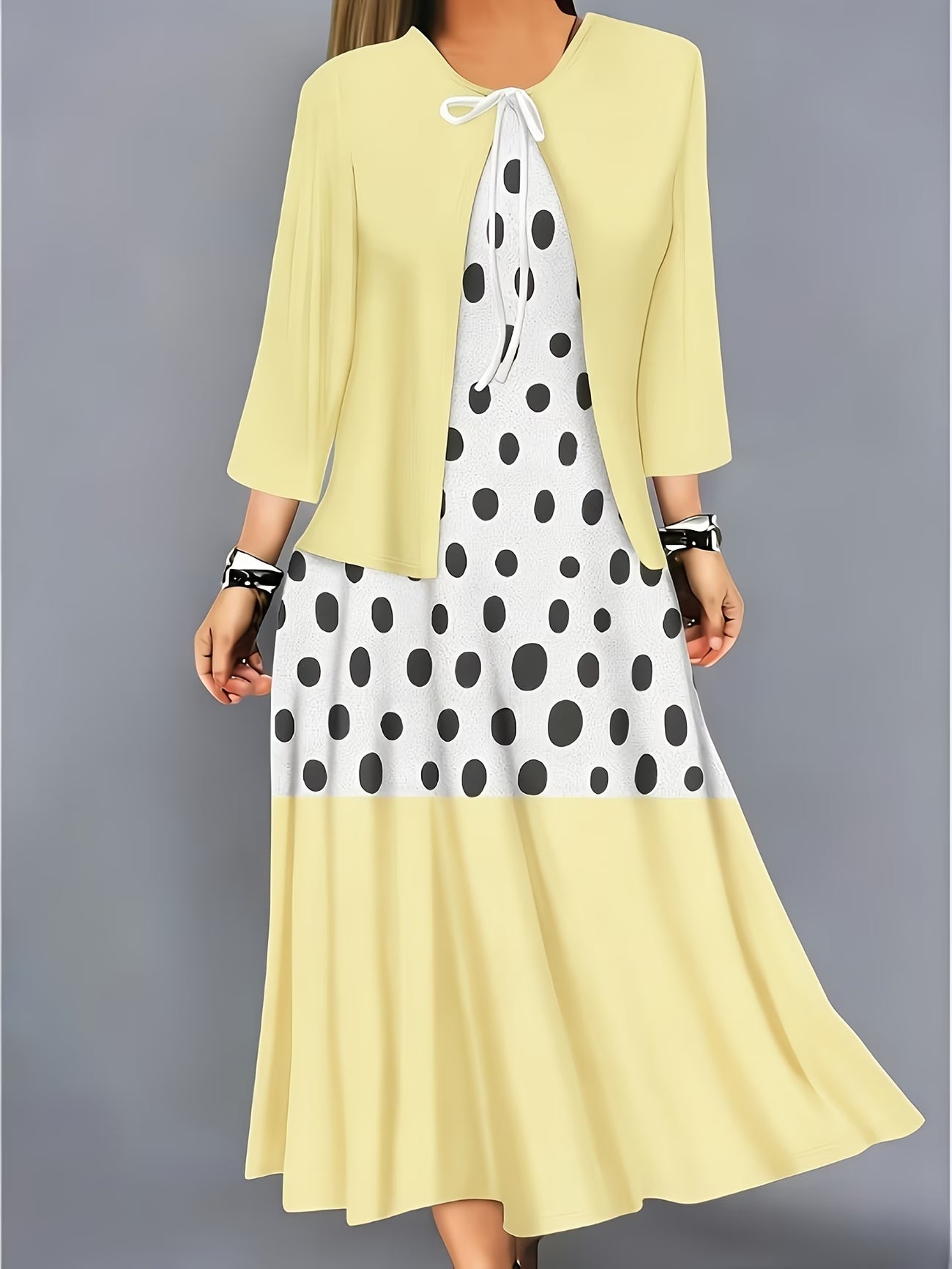 Floral Elegance Maxi Co-Ord Set