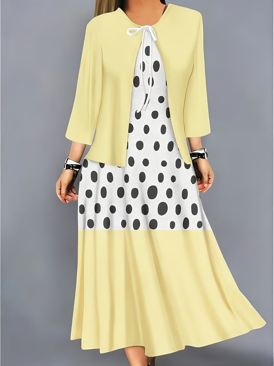 Floral Elegance Maxi Co-Ord Set