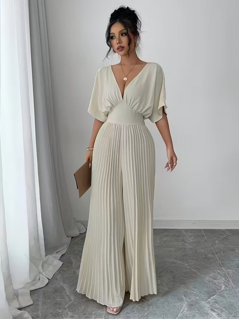Scarlet Grace Pleated Jumpsuit