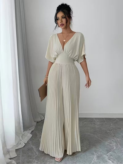 Scarlet Grace Pleated Jumpsuit