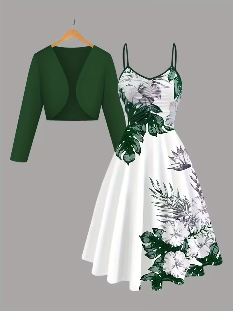 Luxe Grace Two-Piece Maxi Skirt Set