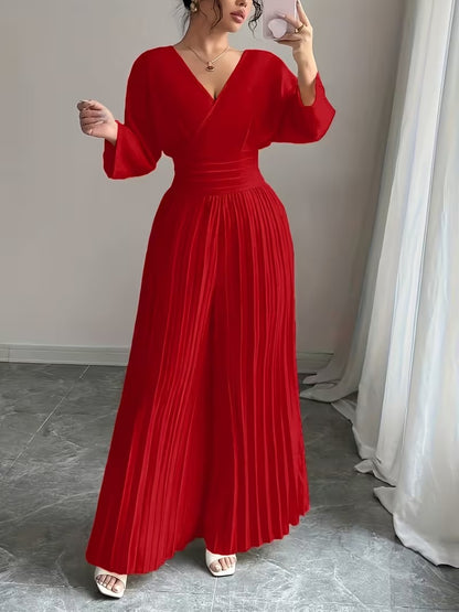 Scarlet Grace Pleated Jumpsuit