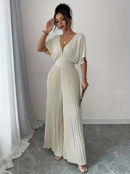 Scarlet Grace Pleated Jumpsuit