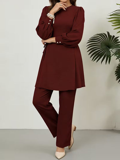 Middle Eastern Arabian 2pcs Abaya Set
