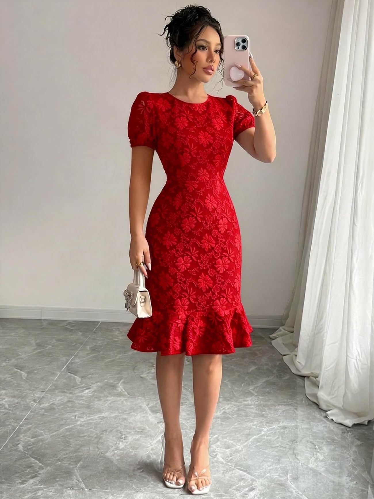 Women’s Summer Floral Bodycon Party Dress