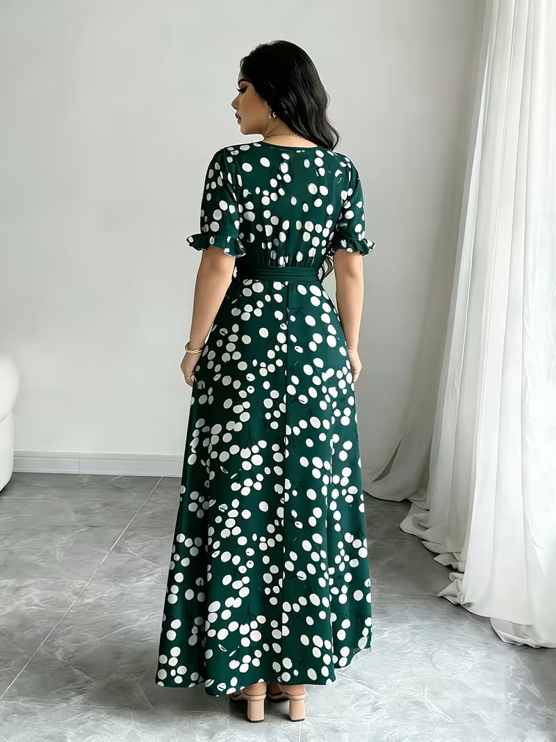 Floral Grace Waist Dress