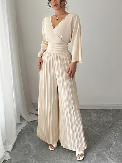 Scarlet Grace Pleated Jumpsuit