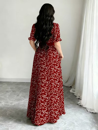 Floral Grace Waist Dress